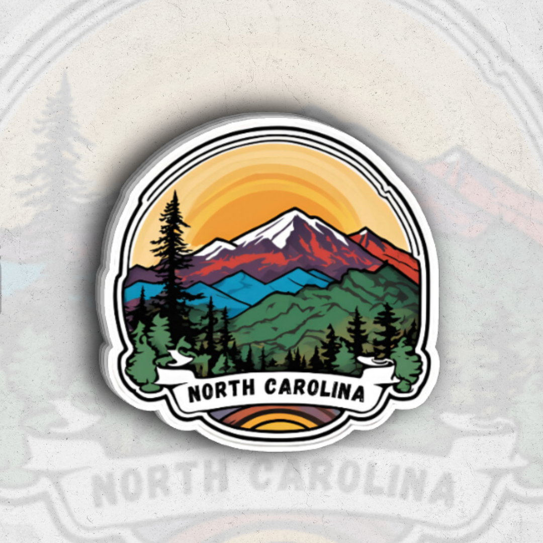 North Carolina (Sk exclusive) - glossy vinyl sticker