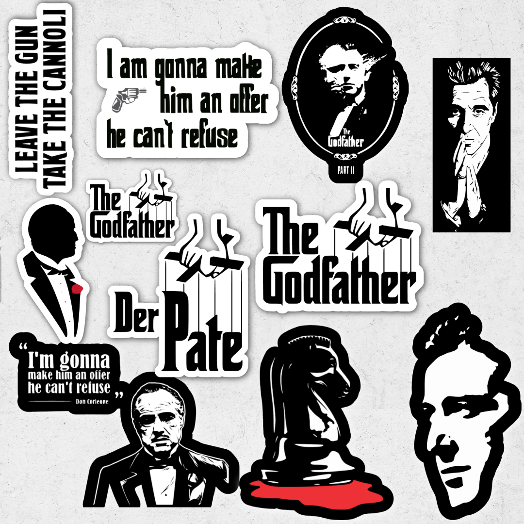 The Godfather - Holographic Vinyl Sticker