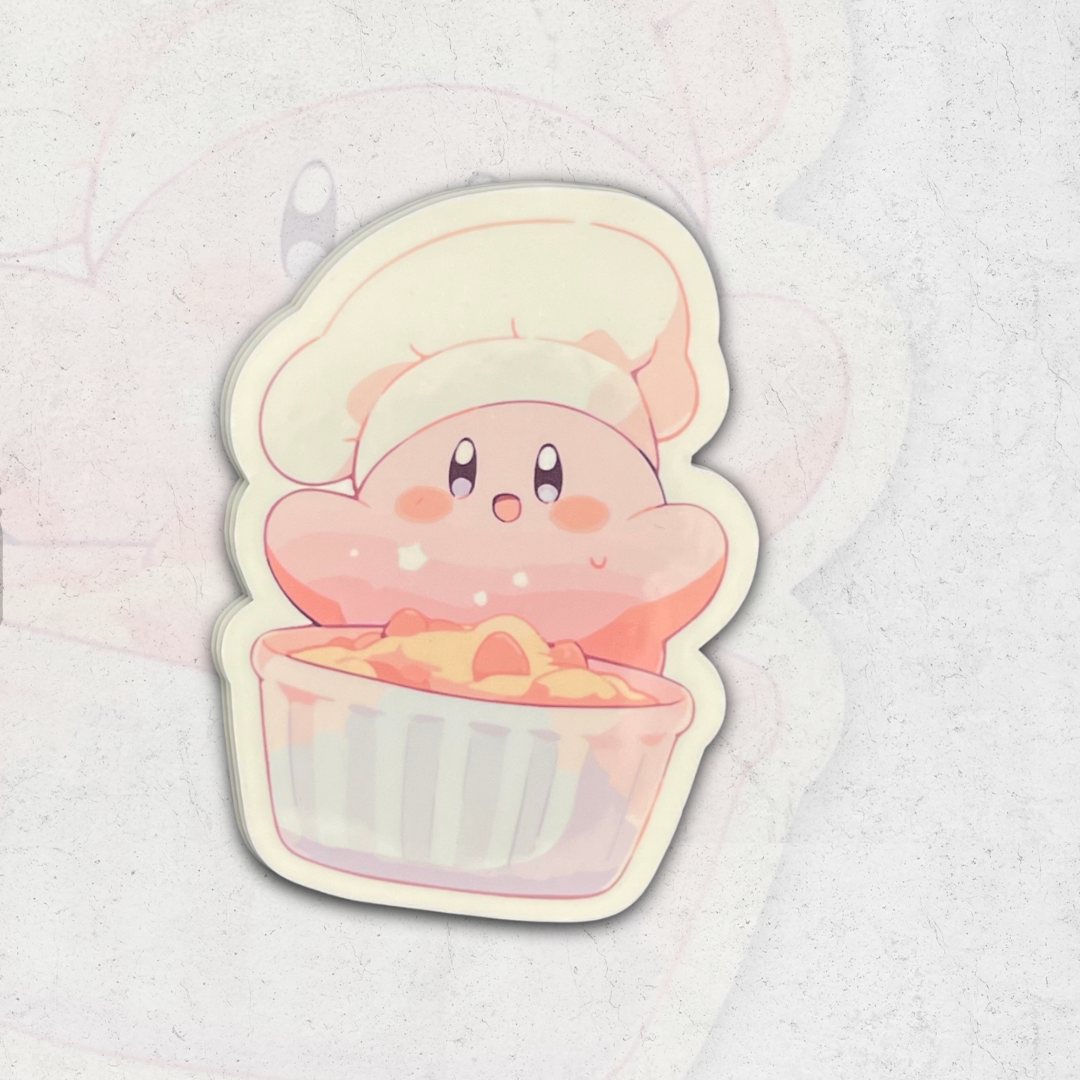 Kirby pack - glossy vinyl stickers