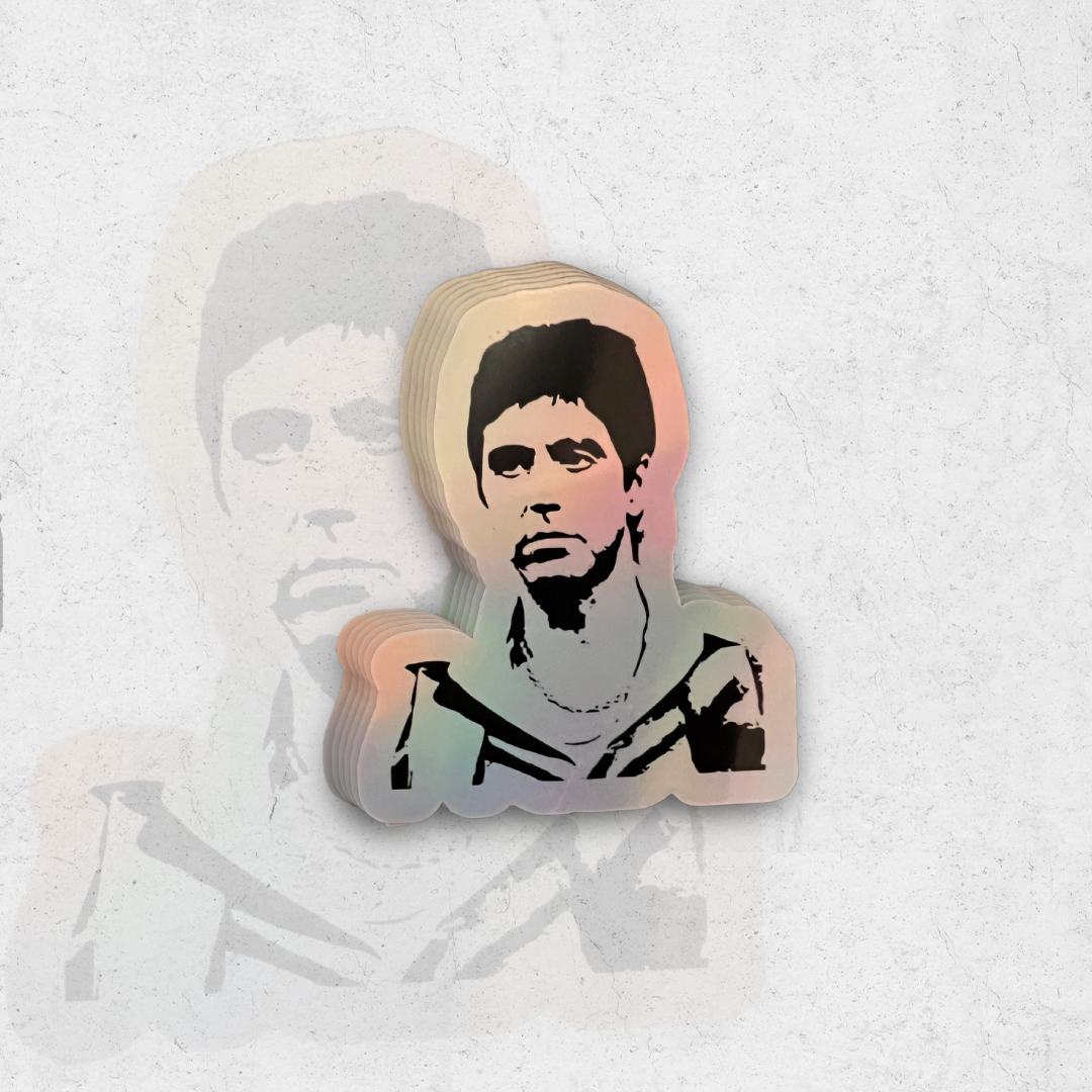 Scarface - Holographic Vinyl Sticker