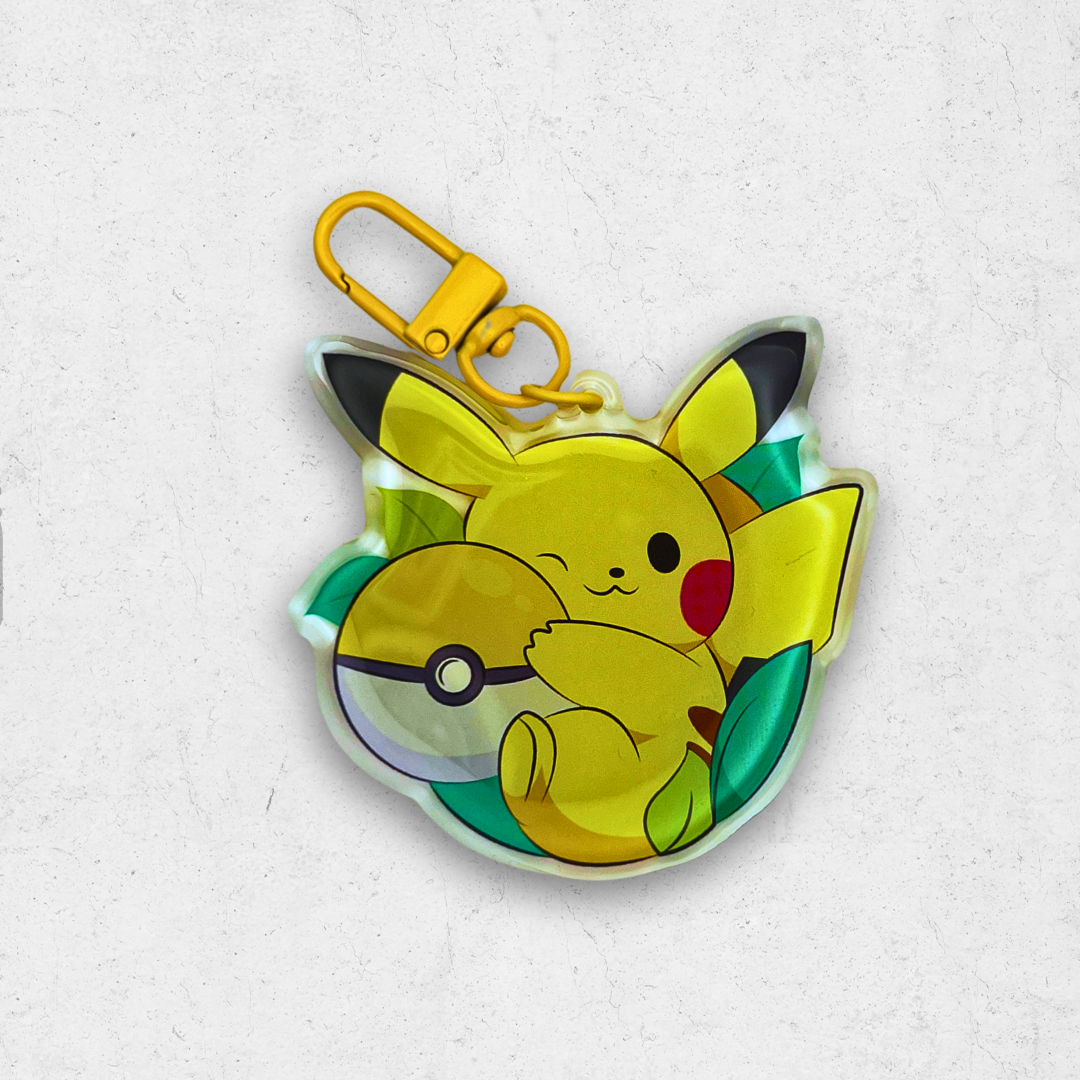 pickachu pokémon acrylic keychain