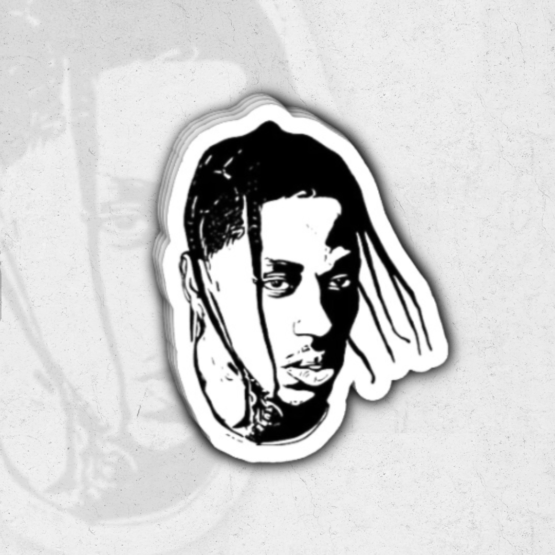 Travis Scott IX - glossy vinyl sticker