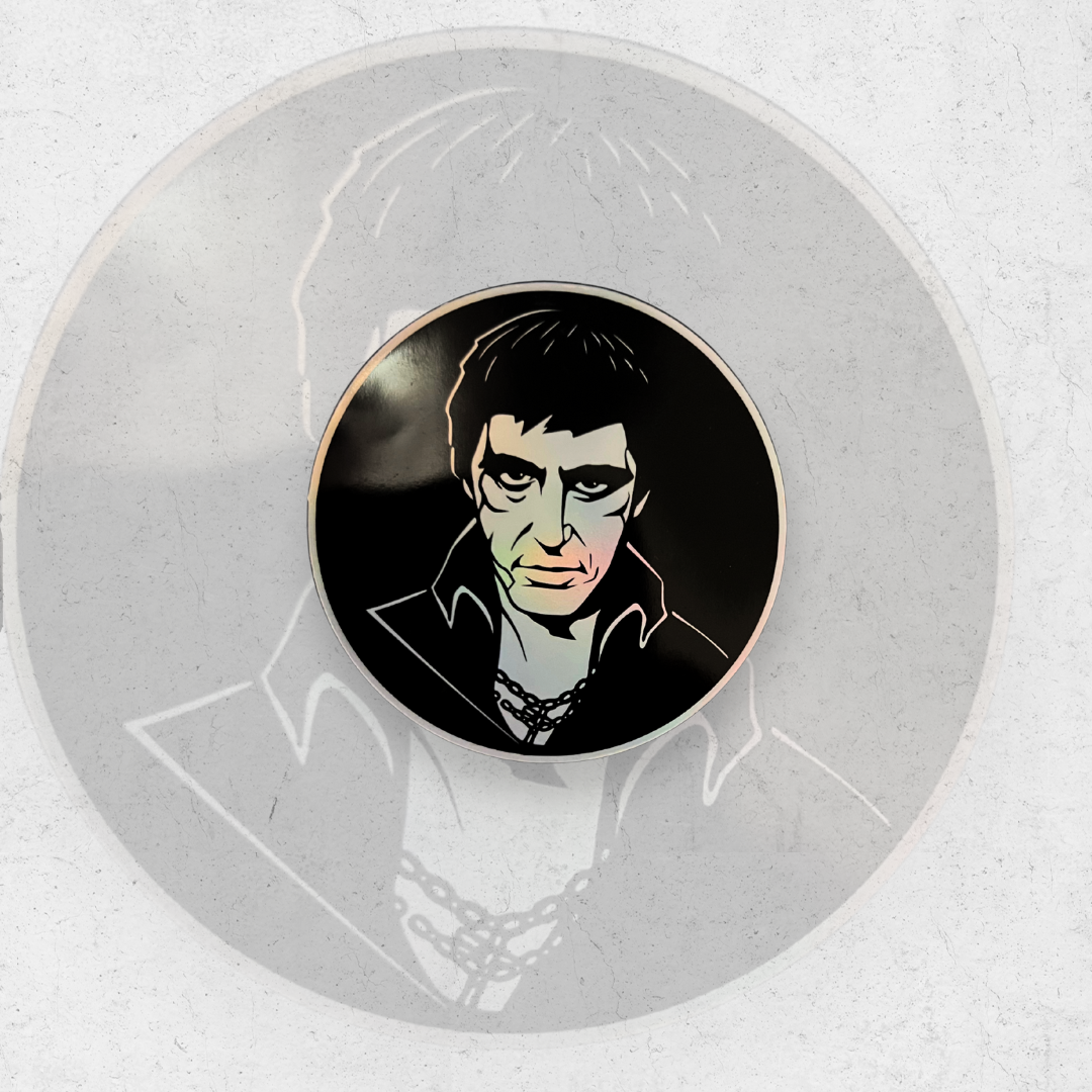 Scarface - Holographic Vinyl Sticker