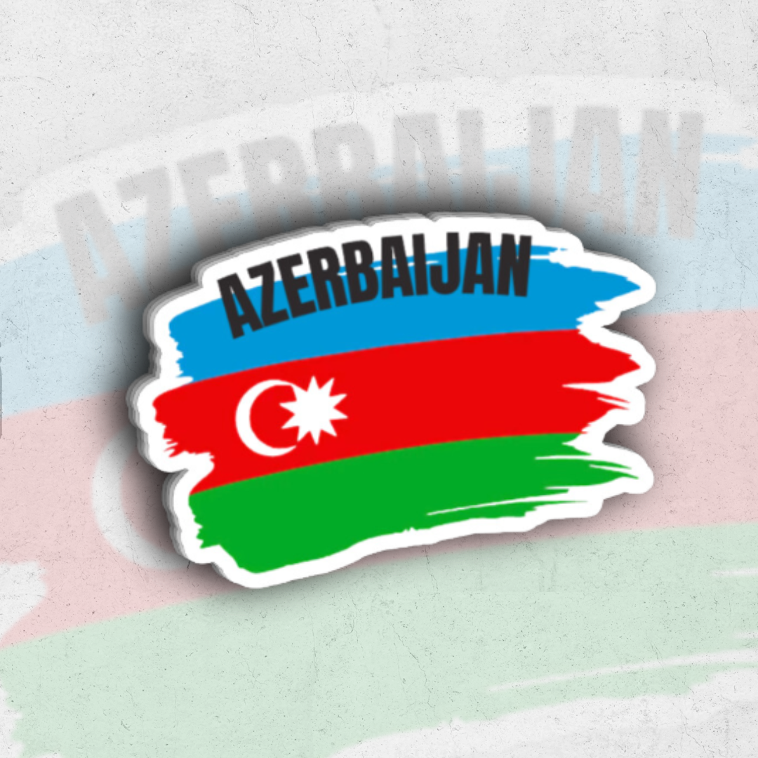 Azerbaijan (Sk exclusive) - glossy vinyl sticker