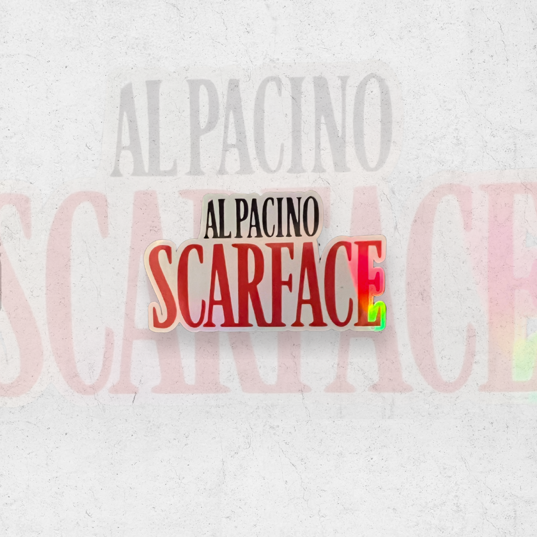 Scarface - Holographic Vinyl Sticker