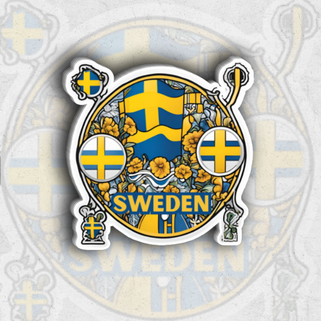 Sweden (Sk exclusive) - glossy vinyl sticker