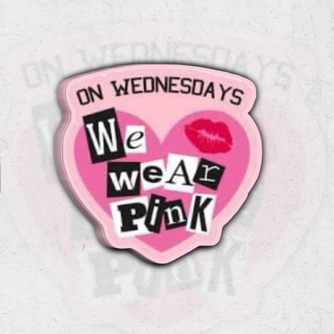 Mean girls - glossy vinyl sticker pack
