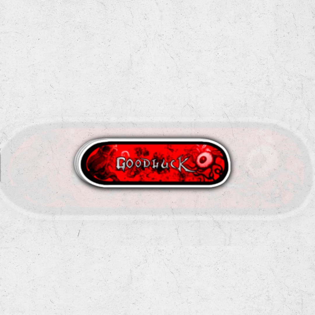 Goodluck (euphoria) - glossy vinyl sticker