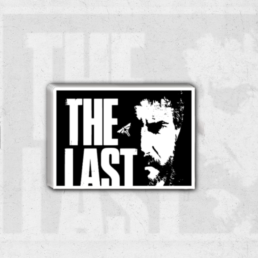 The last of us square - Holographic vinyl sticker