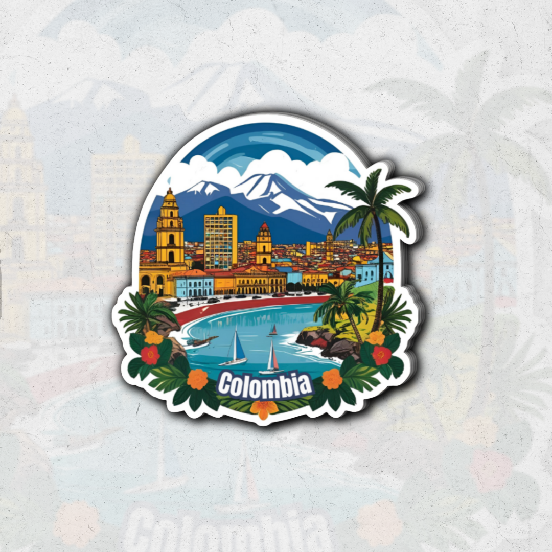 Colombia Country (SK Exclusive)- glossy vinyl sticker