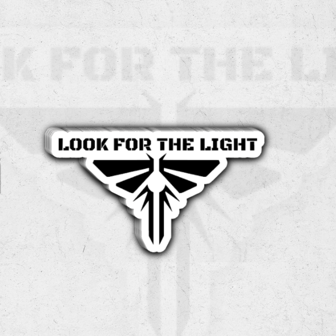 The Last for the light (the last of us) - Holographic vinyl sticker