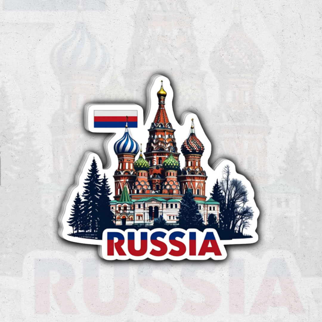 Russia Country (SK Exclusive)- glossy vinyl sticker