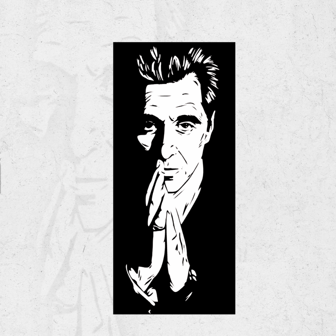 The Godfather - Holographic Vinyl Sticker