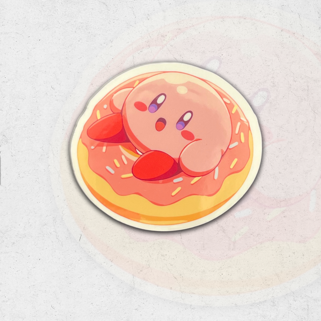 Kirby pack - glossy vinyl stickers