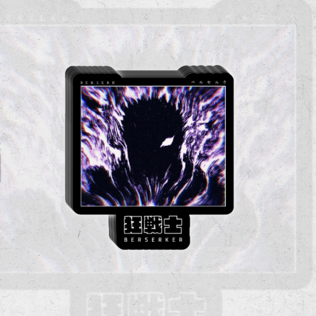 Berserk VII - glossy / holographic vinyl sticker