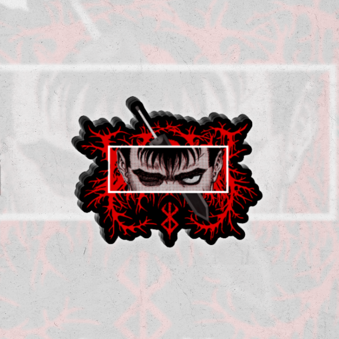 Berserk VI - glossy / holographic vinyl sticker