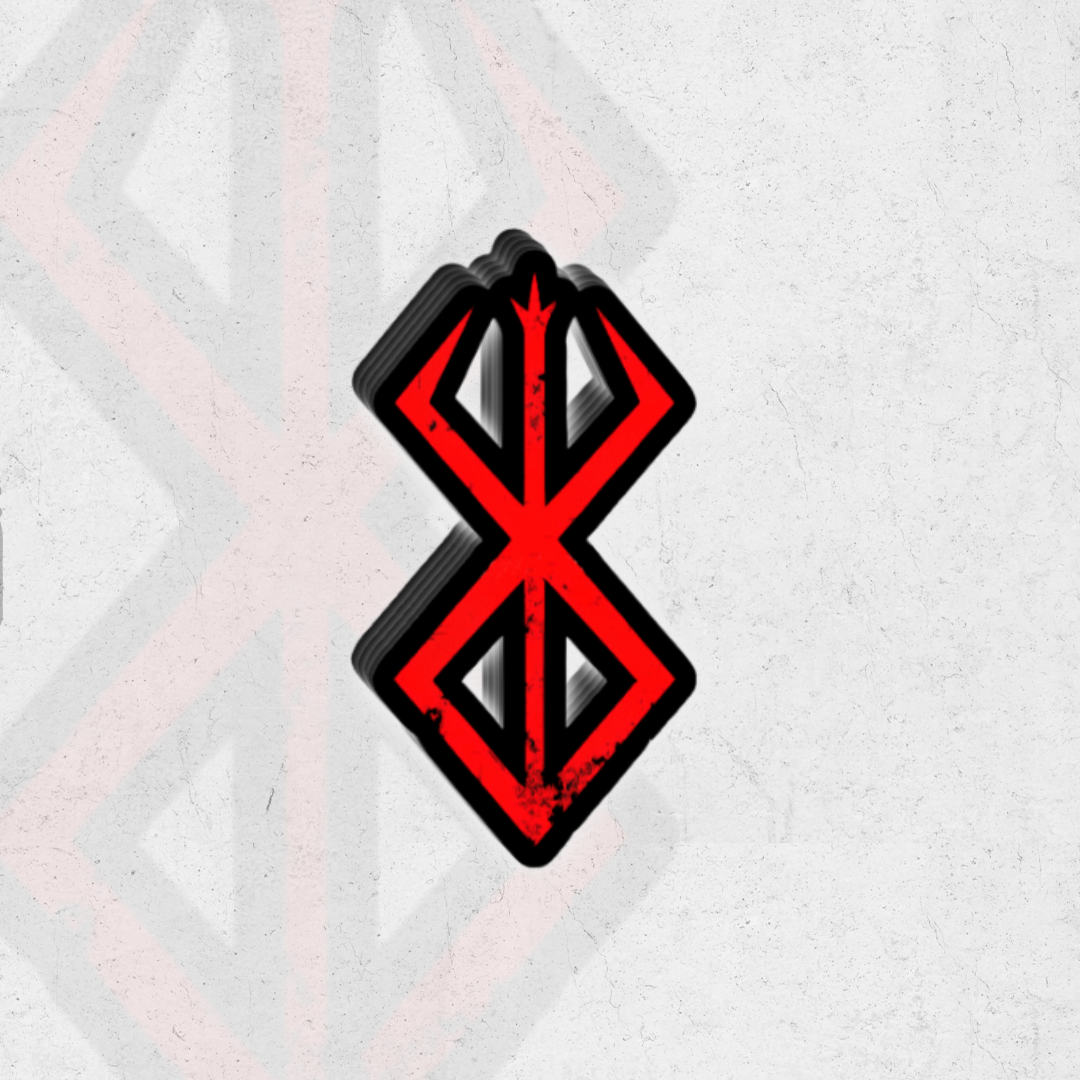 Berserk V - glossy / holographic vinyl sticker