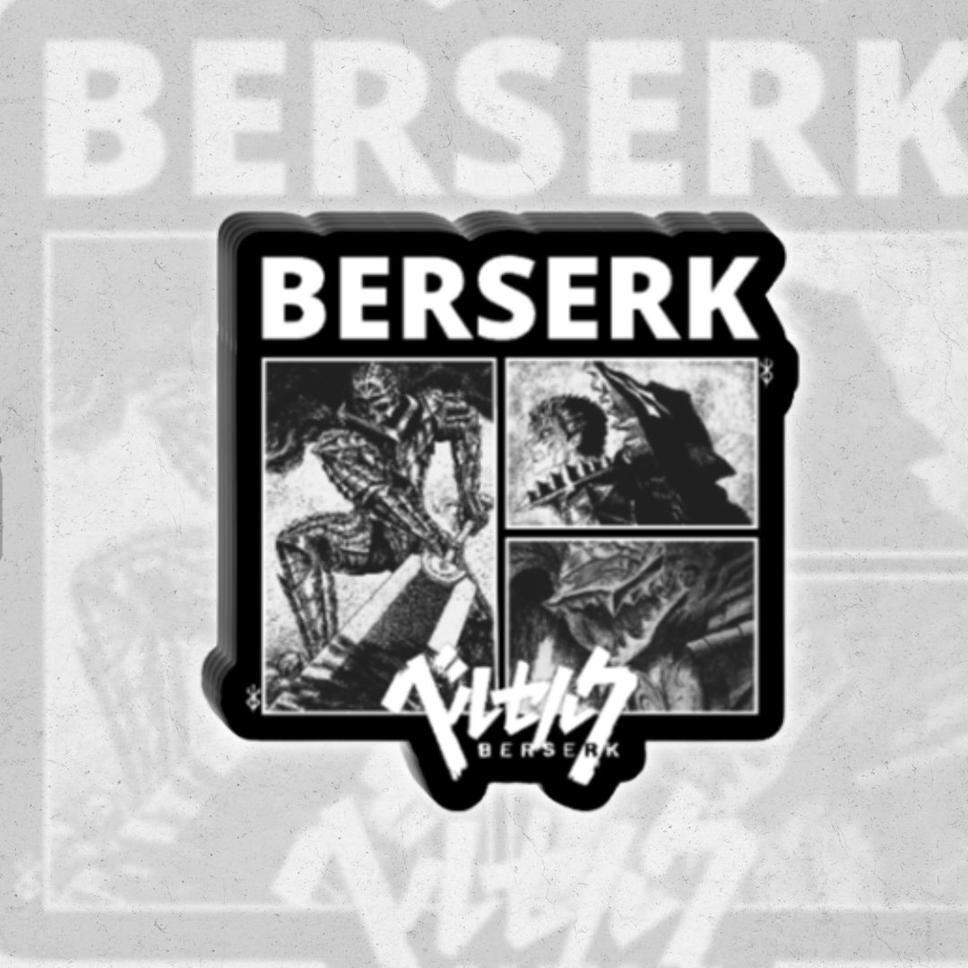 Berserk III - glossy / holographic vinyl sticker