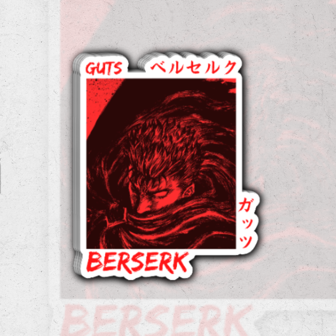 Berserk IX - glossy / holographic vinyl sticker