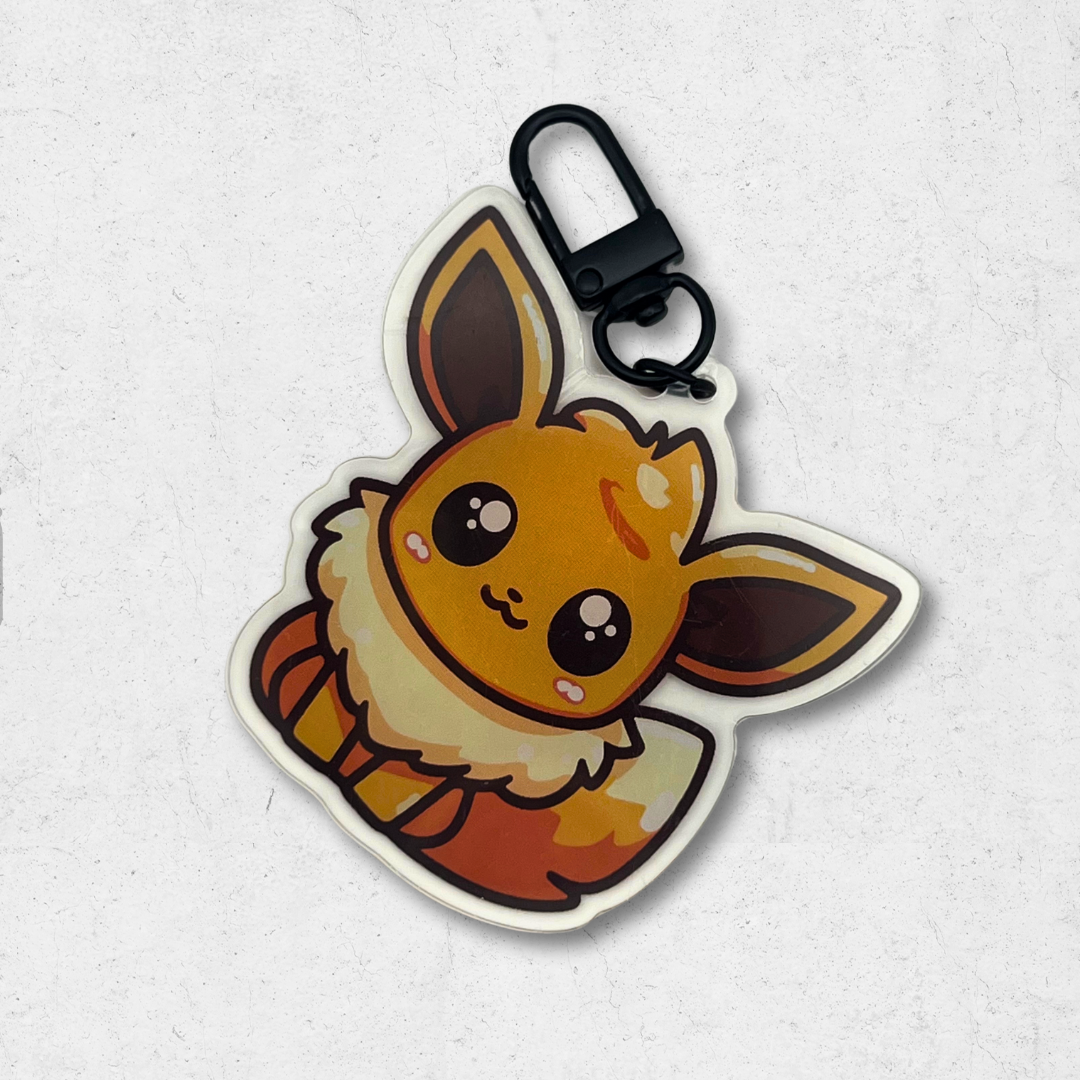 Eevee pokémon acrylic keychain
