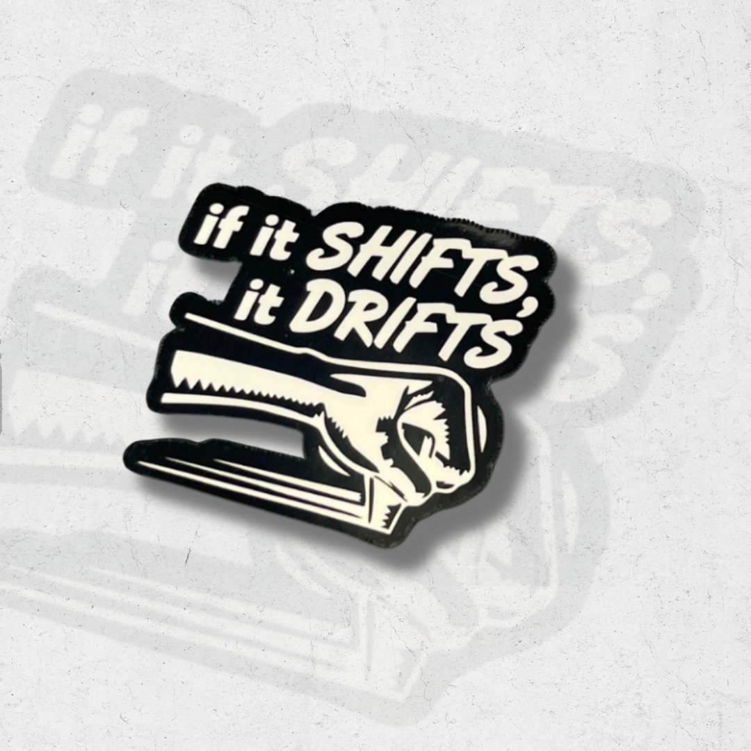 if it shifts, it drifts pack - glossy vinly stickers
