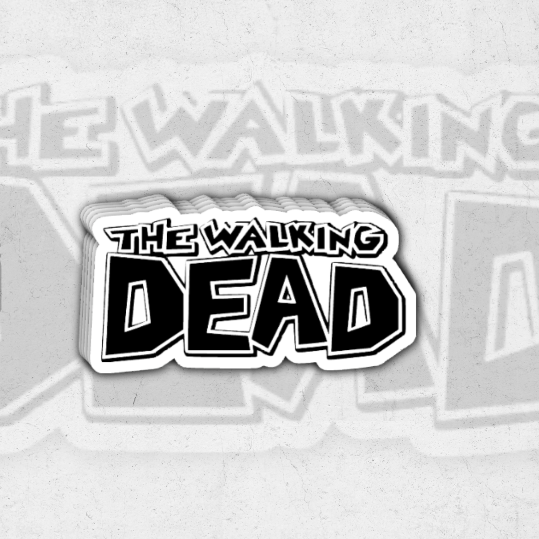 The walking "DEAD" - Holographic vinyl sticker