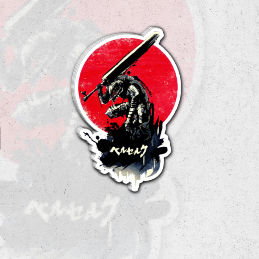 Berserk X - glossy / holographic vinyl sticker