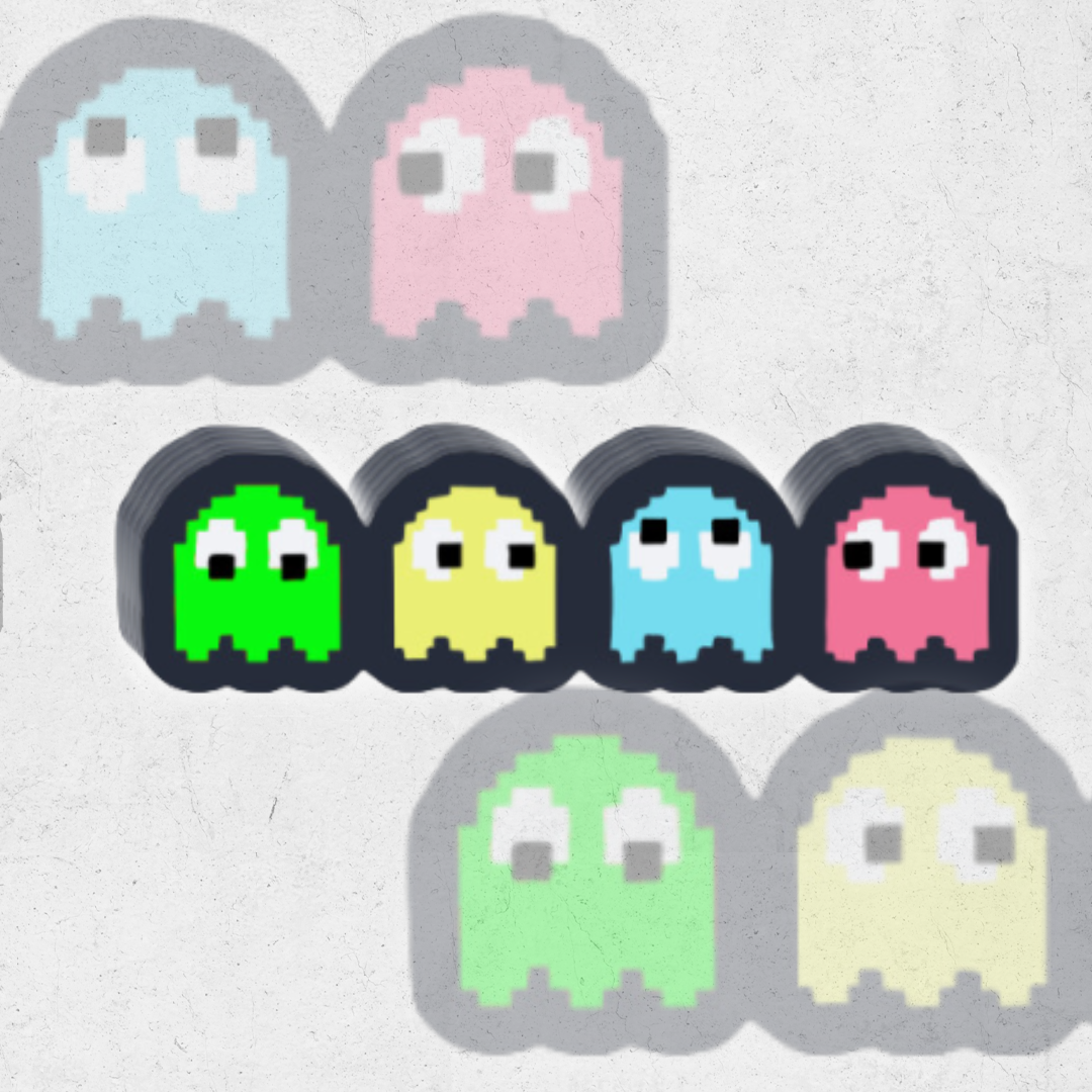 Packman Ghost (Sk Exclusive) - glossy vinyl sticker