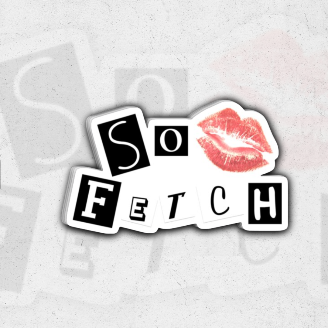 Mean girls - glossy vinyl sticker pack