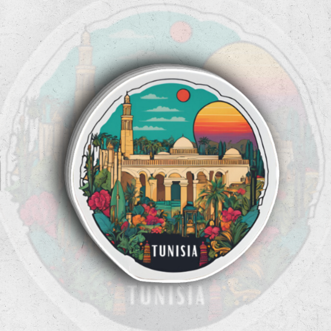 Tunisia (Sk exclusive) - glossy vinyl sticker
