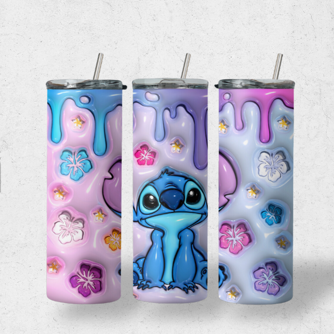 stitch colorful 3D effect