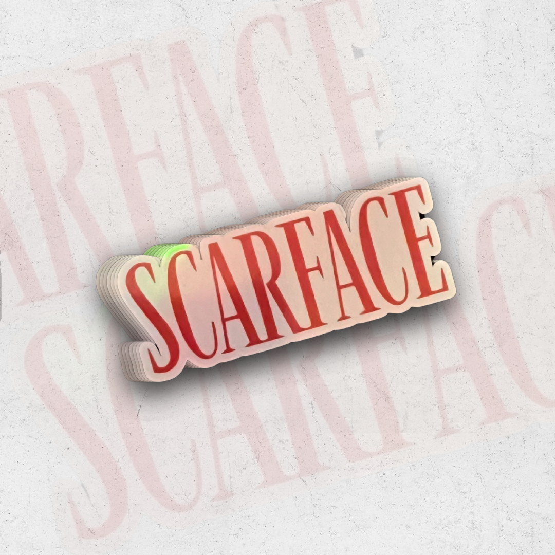 Scarface - Holographic Vinyl Sticker