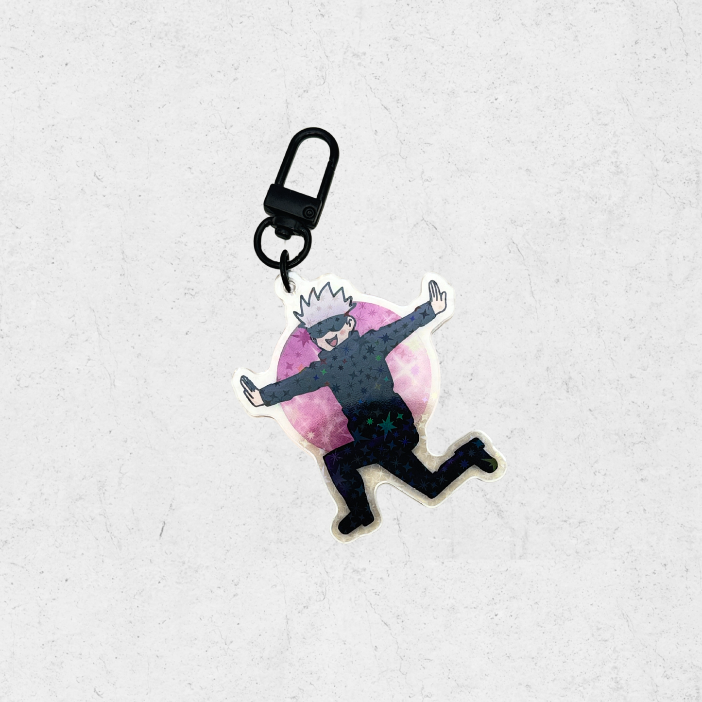 Gojo Satoru - (SK exclusive) sparkle acrylic keychain