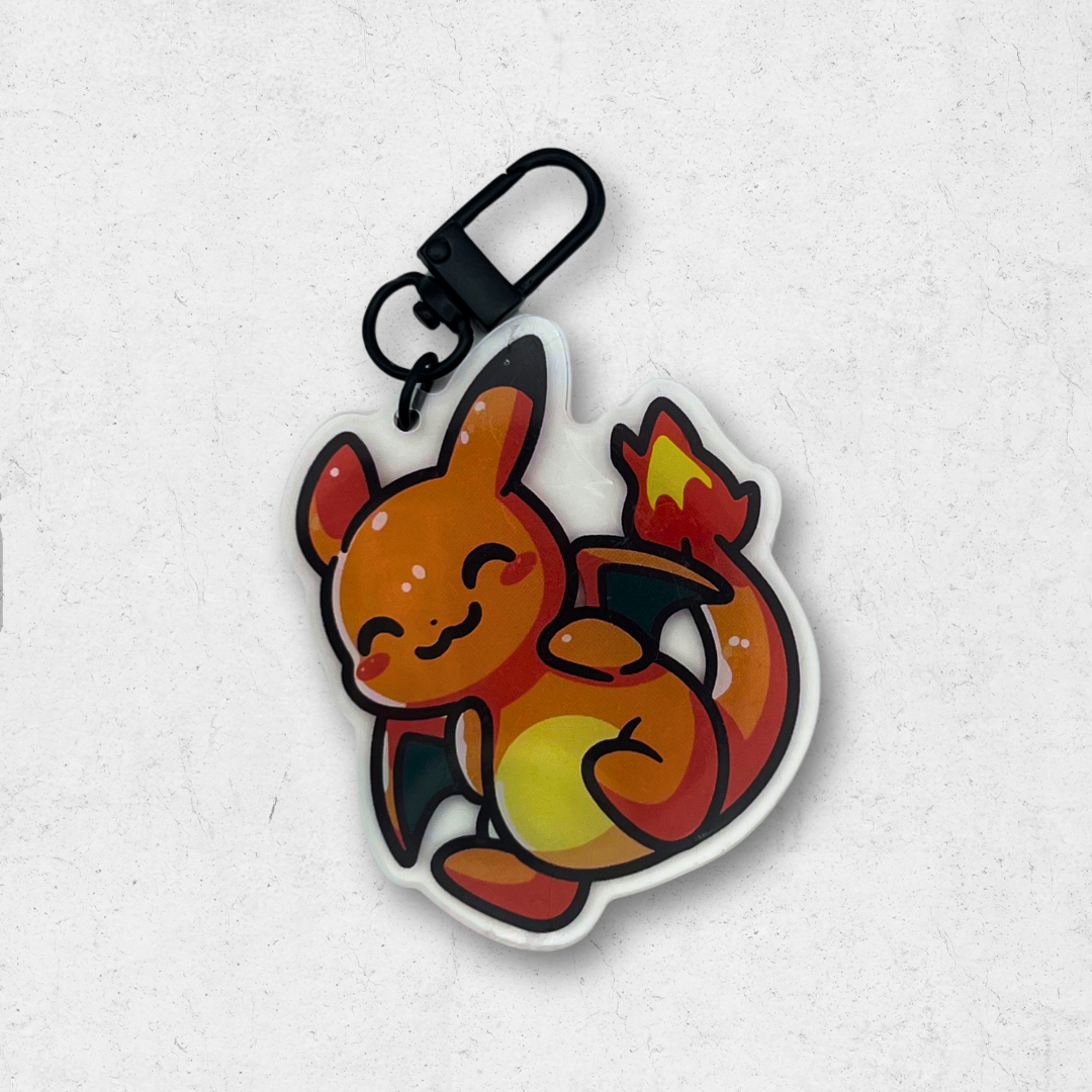 Charizard pokémon acrylic keychain