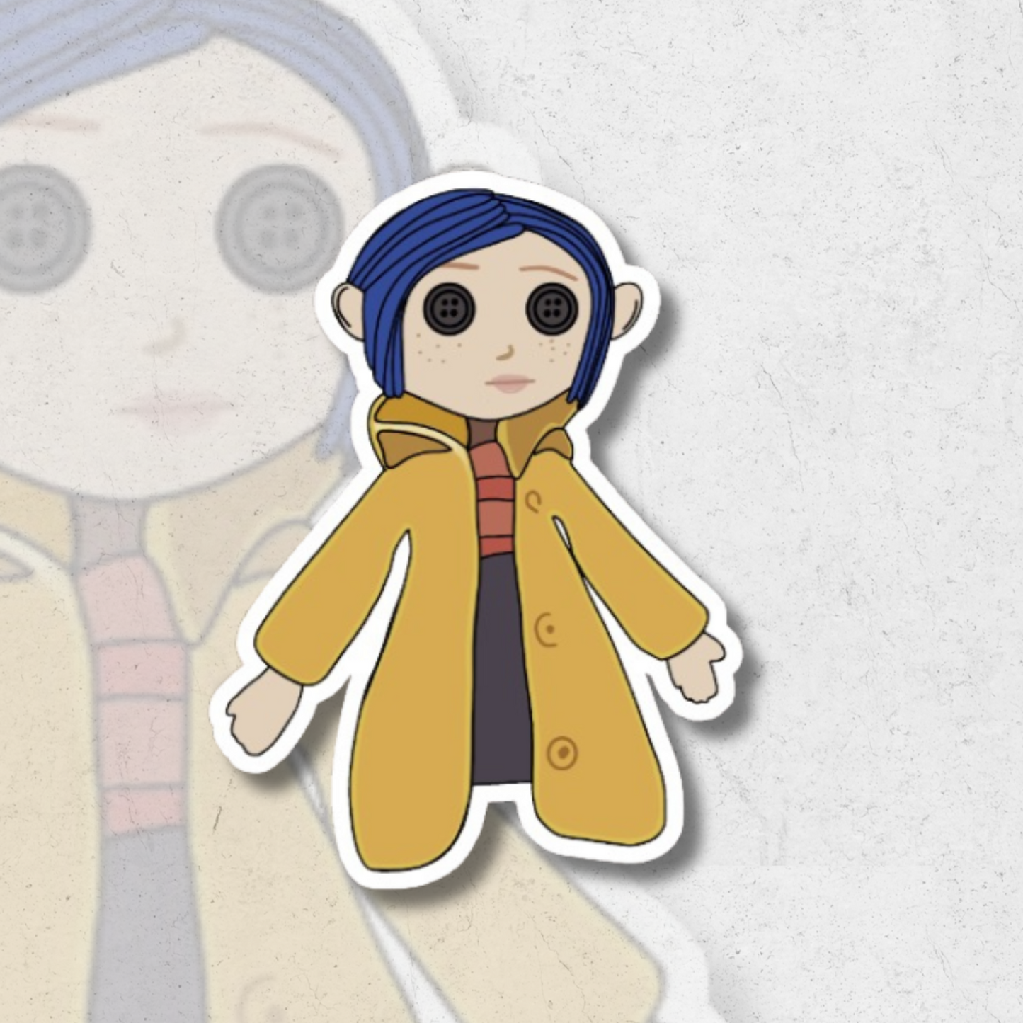 Coraline (SK exclusive) - matte vinyl sticker