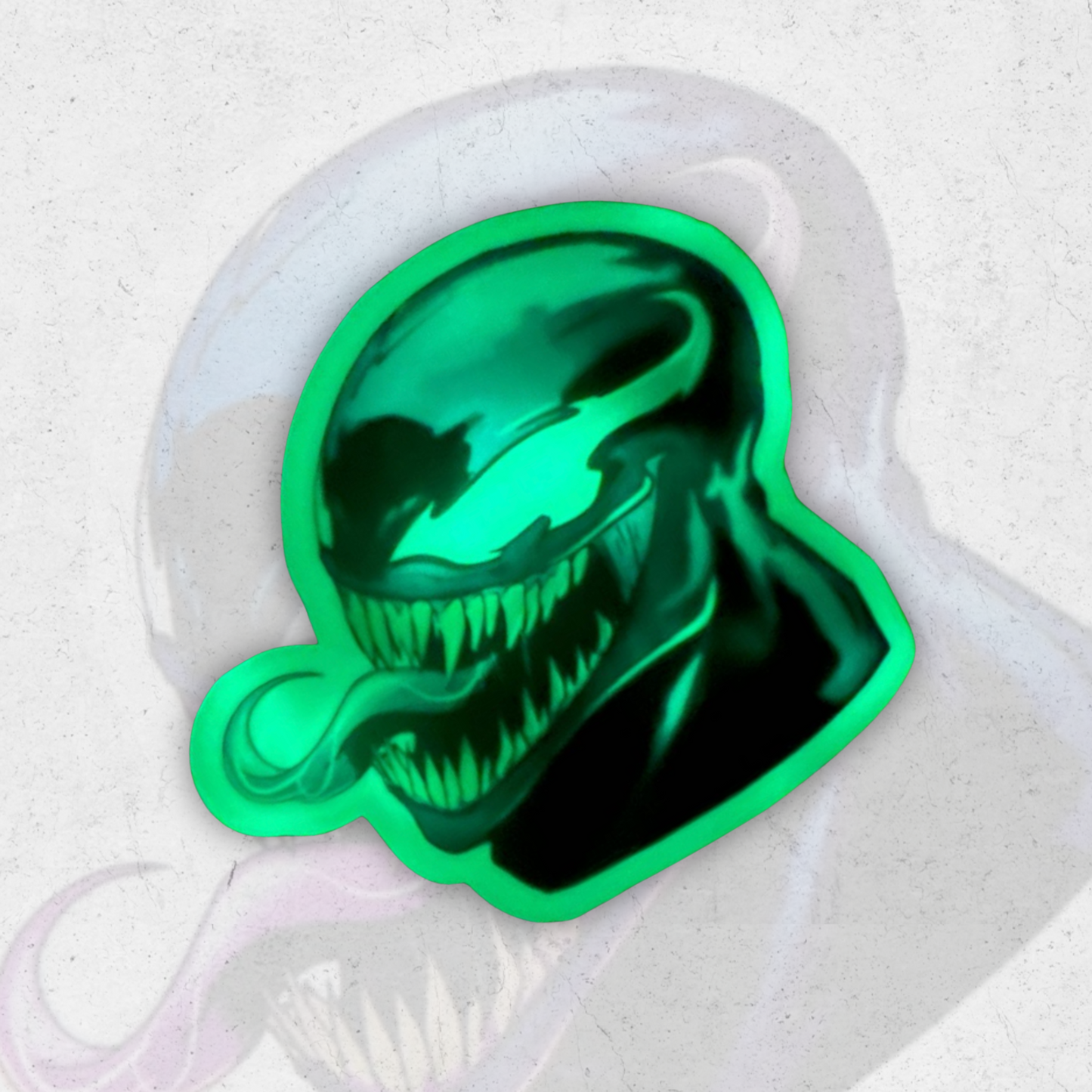 Venom - glow in the dark vinly sticker