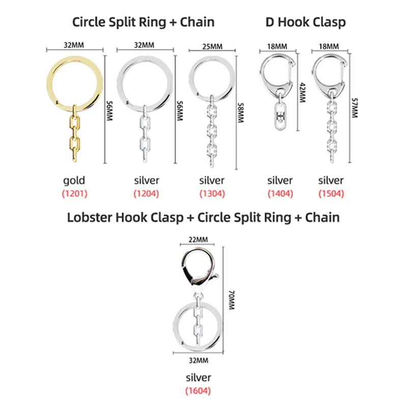 Custom Epoxy Keychain - minimum order is 3 pieces