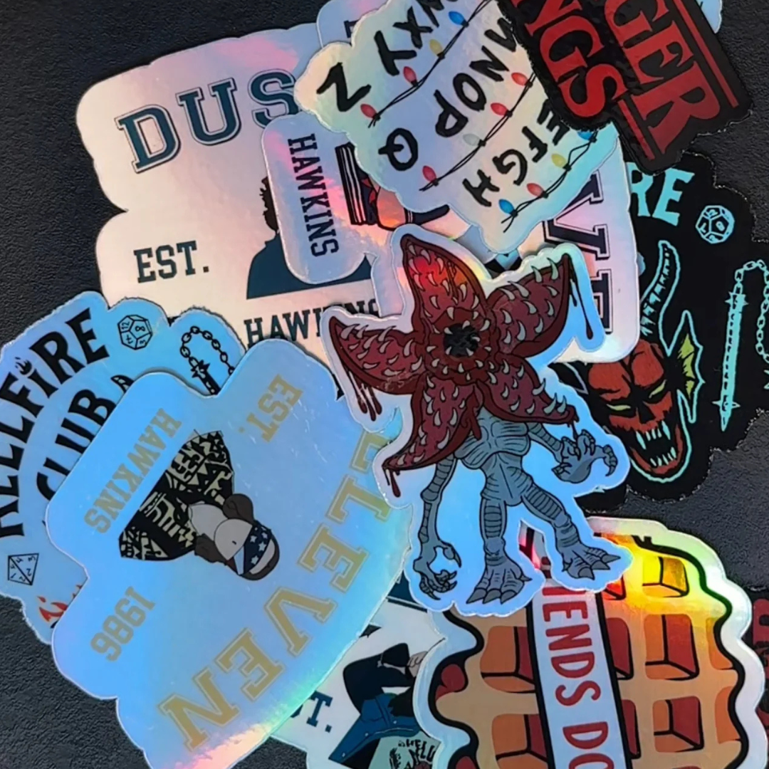 Stranger Things pack - Holographic Vinyl Sticker