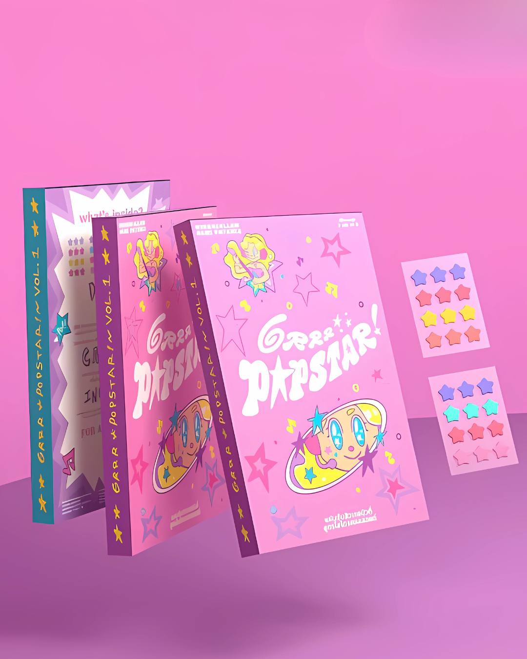 GRRR Beauty Hydrocolloid Acne Patches – 24 Dots (Pop Star Design)