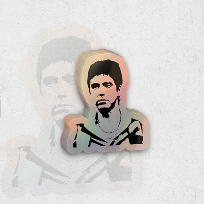 Scarface - Holographic Vinyl Sticker