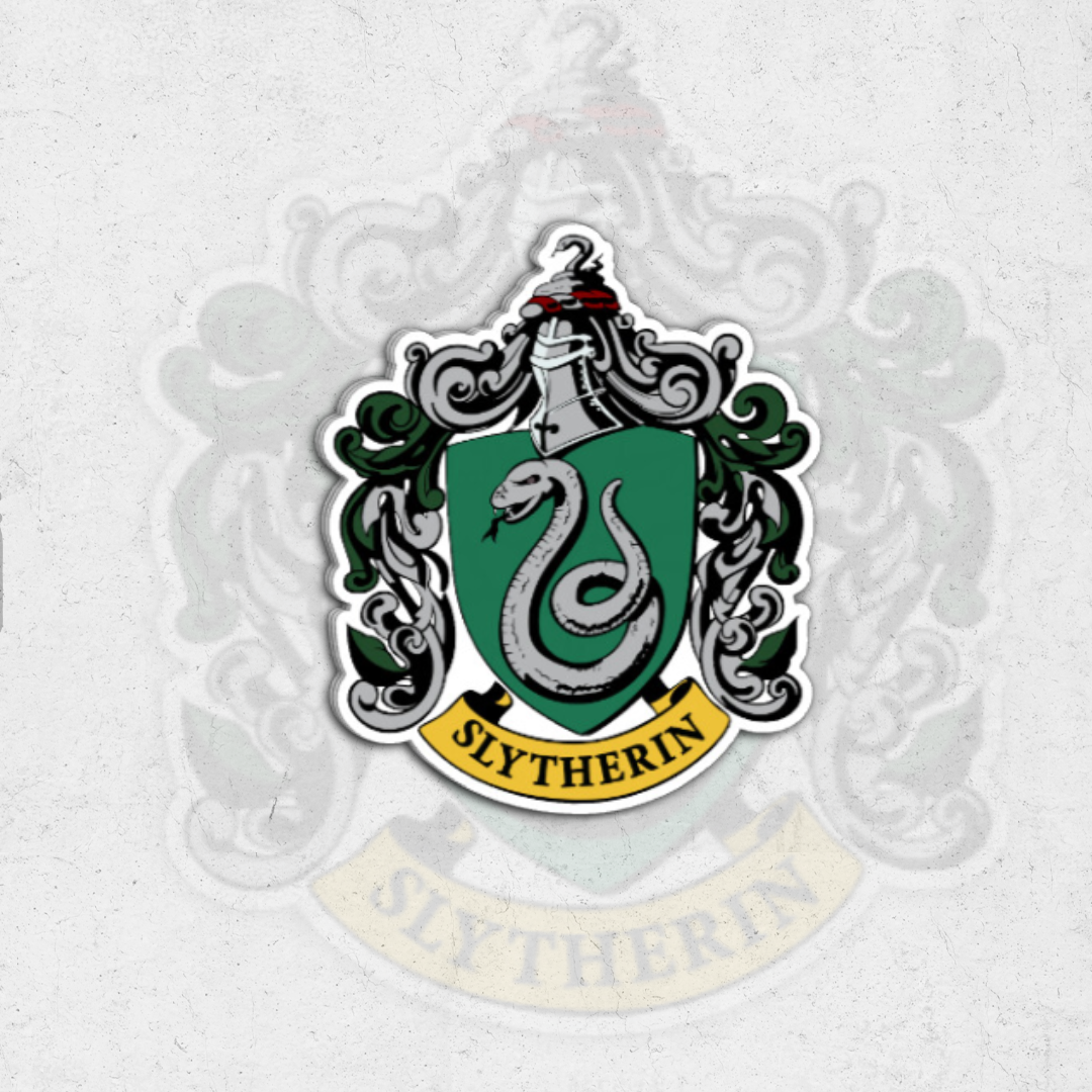 Slytherin house (harry potter) - glossy vinyl sticker