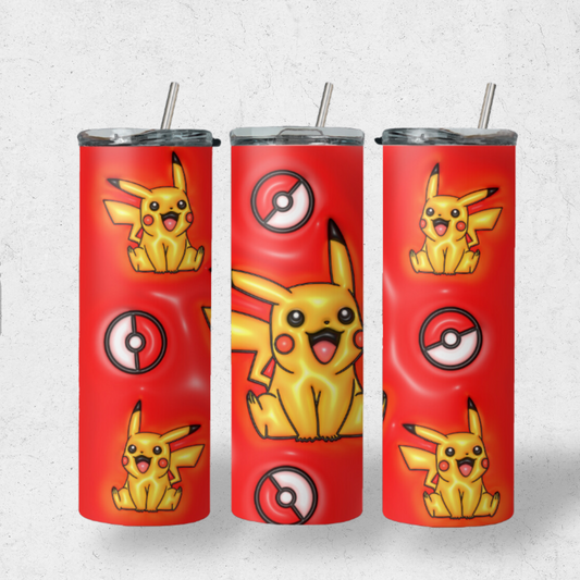 Pokémon pikachu red tumbler