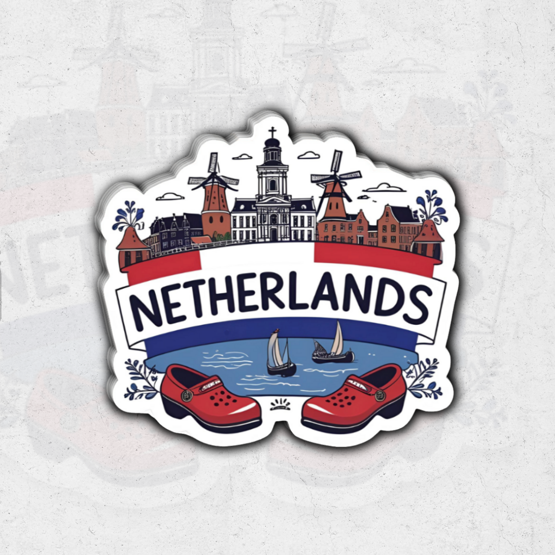 Netherlands country (SK Exclusive)- glossy vinyl sticker