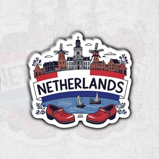 Netherlands country (SK Exclusive)- glossy vinyl sticker