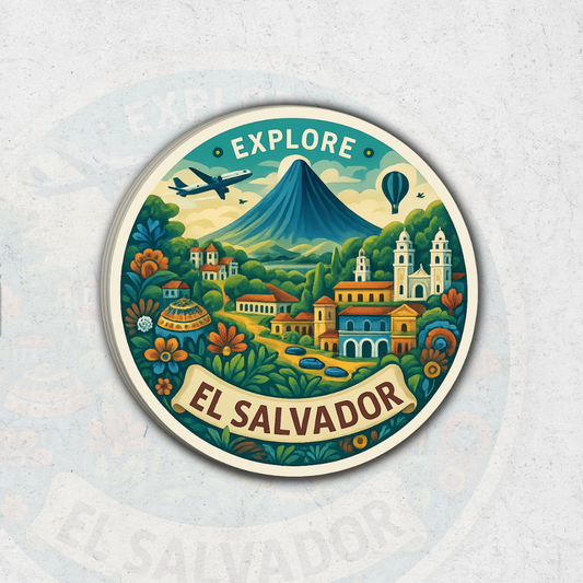 El Salvador (SK Exclusive)- glossy vinyl sticker