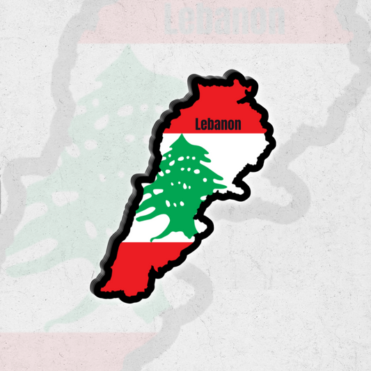 Lebanon country (SK Exclusive)- glossy vinyl sticker