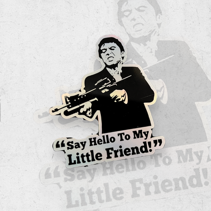 Scarface - Holographic Vinyl Sticker