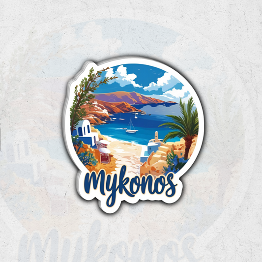 Mykonos Country (SK Exclusive)- glossy vinyl sticker
