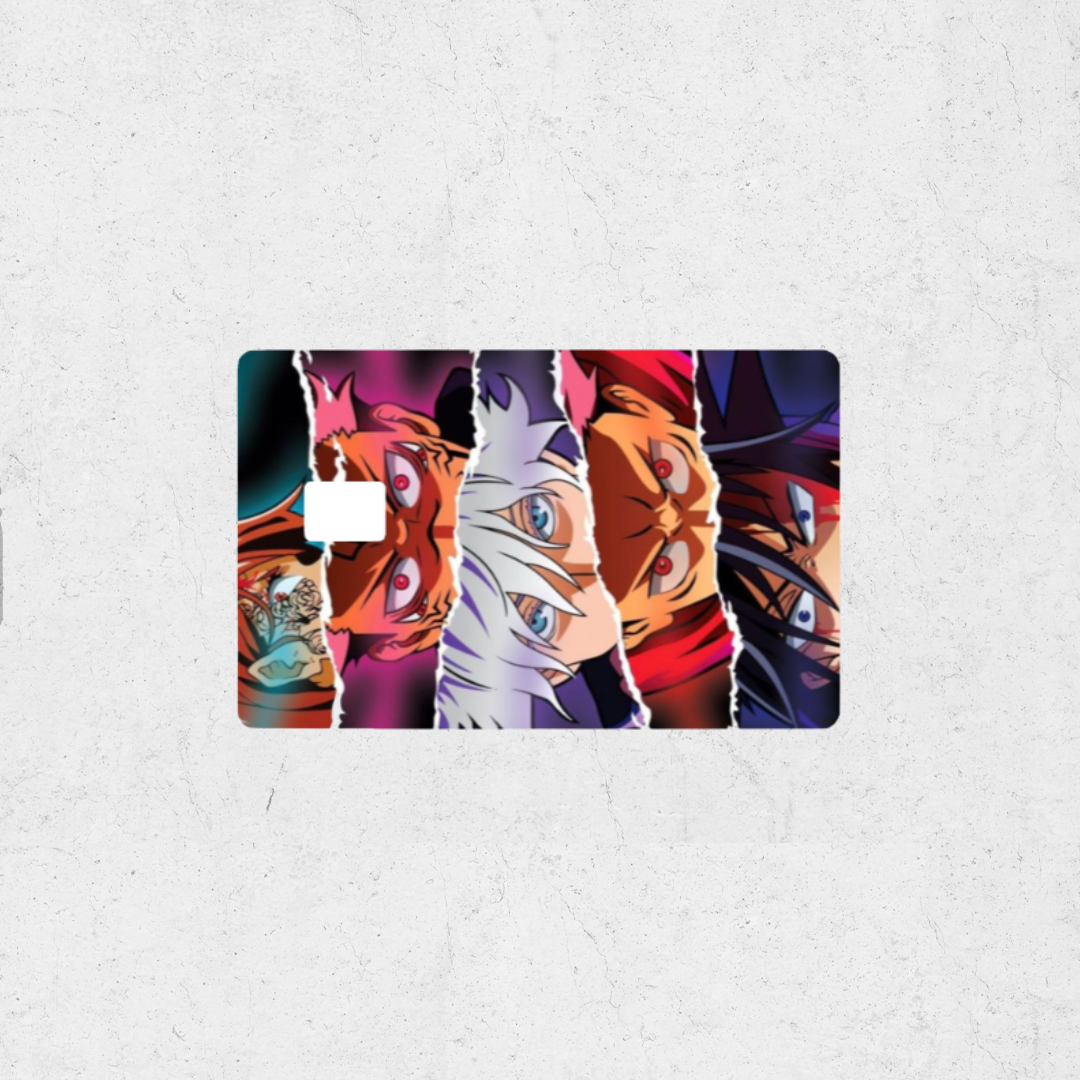 jujutsu kaisen - Credit Card ATM Sticker