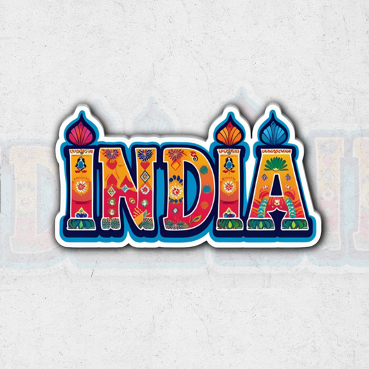 India country (SK Exclusive)- glossy vinyl sticker